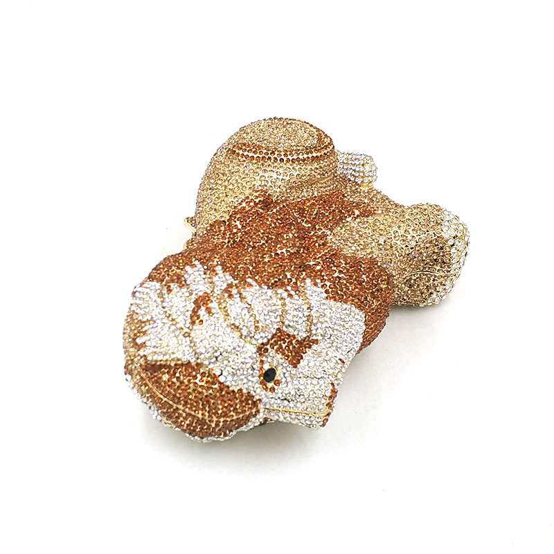 Lion Diamond Clutch