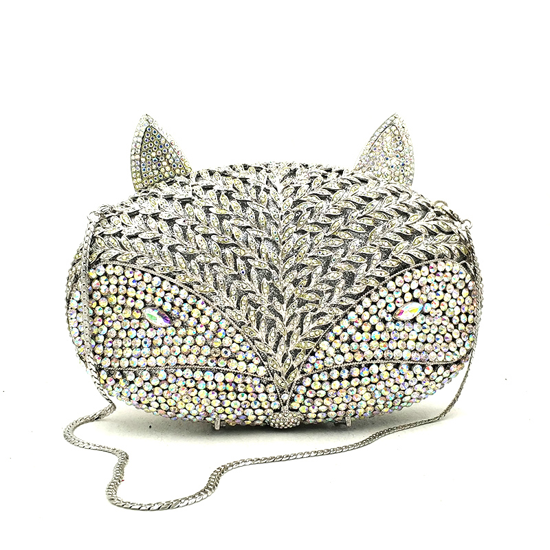 Lovely Fox Crystal Bag