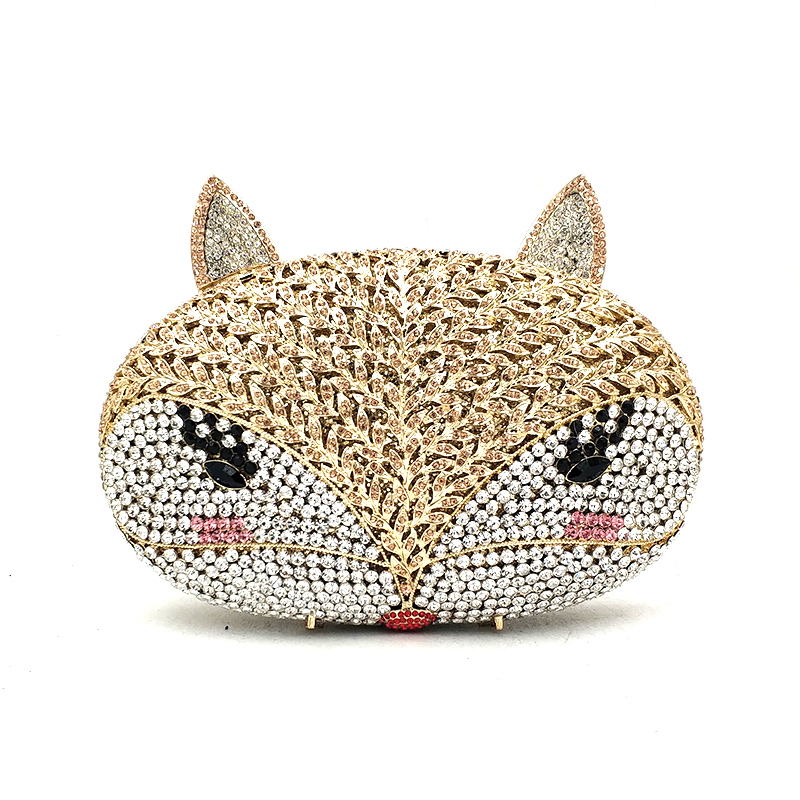 Lovely Fox Crystal Bag