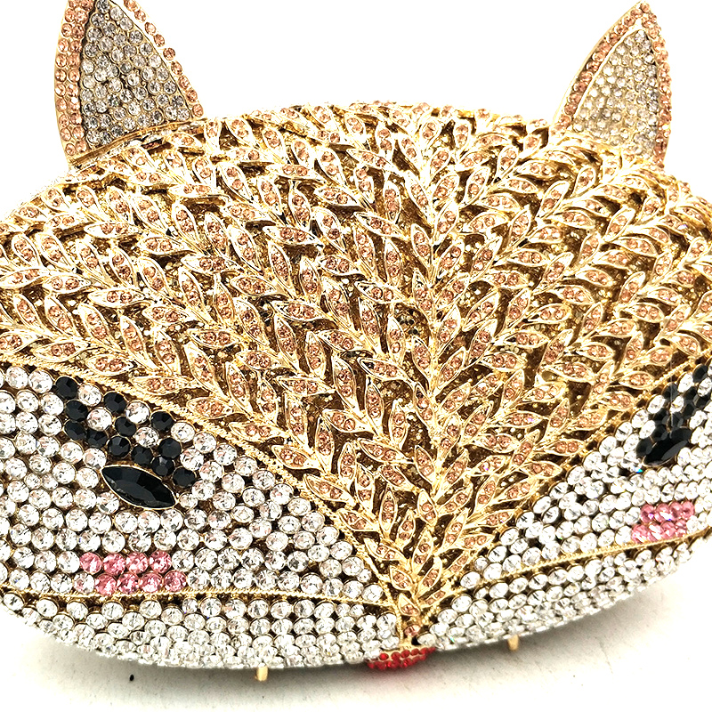 Lovely Fox Crystal Bag