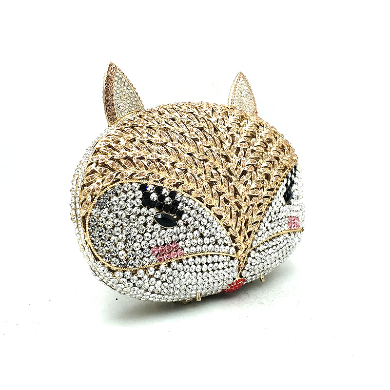 Lovely Fox Crystal Bag