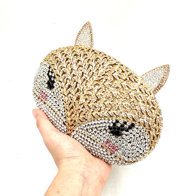 Lovely Fox Crystal Bag