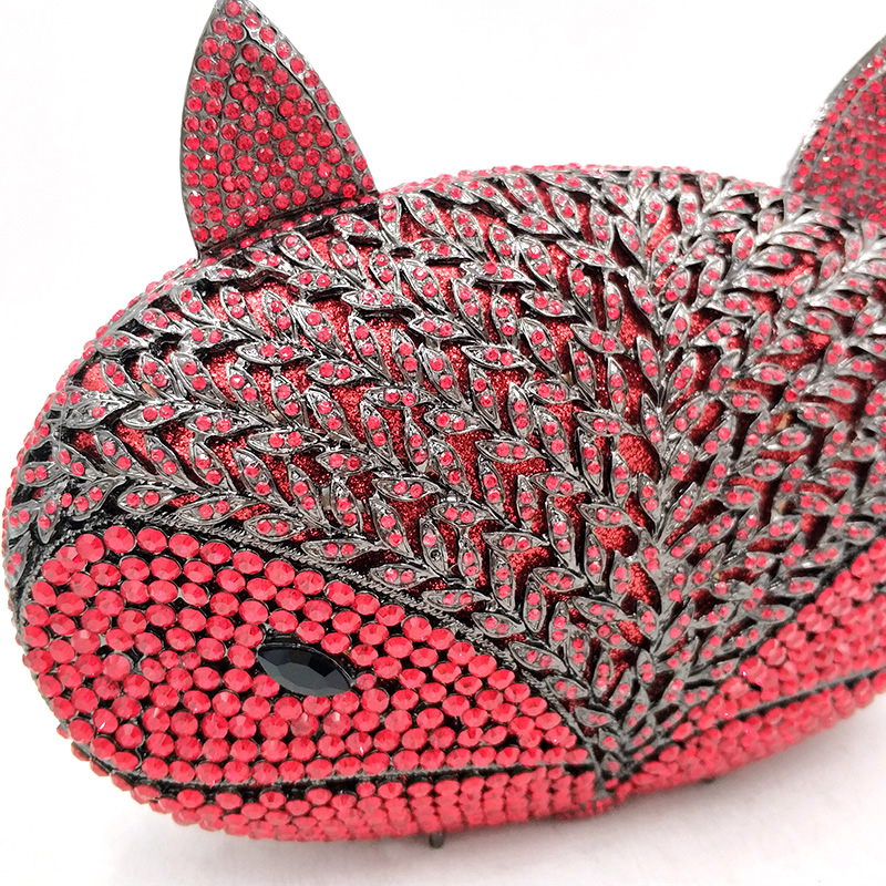 Lovely Fox Crystal Bag