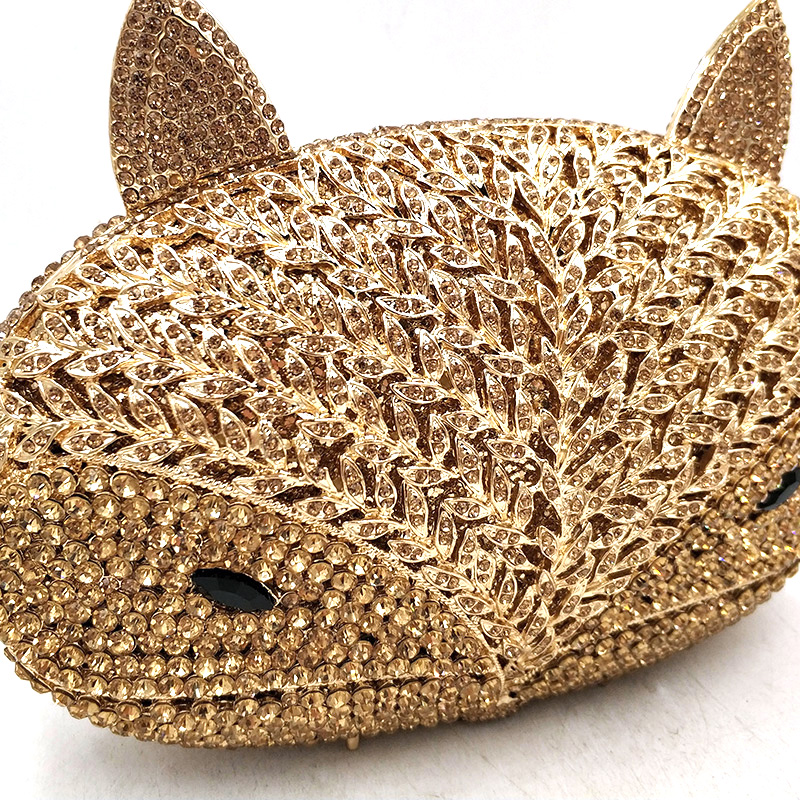 Lovely Fox Crystal Bag