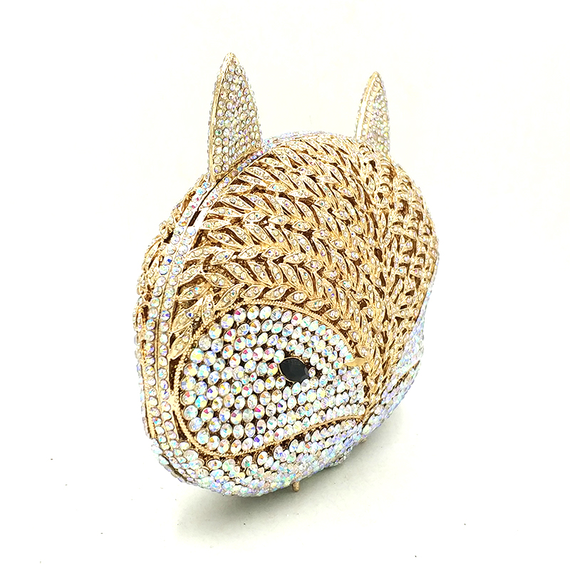 Lovely Fox Crystal Bag