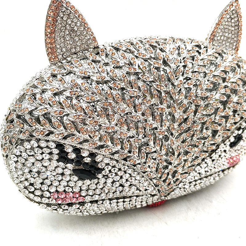 Lovely Fox Crystal Bag