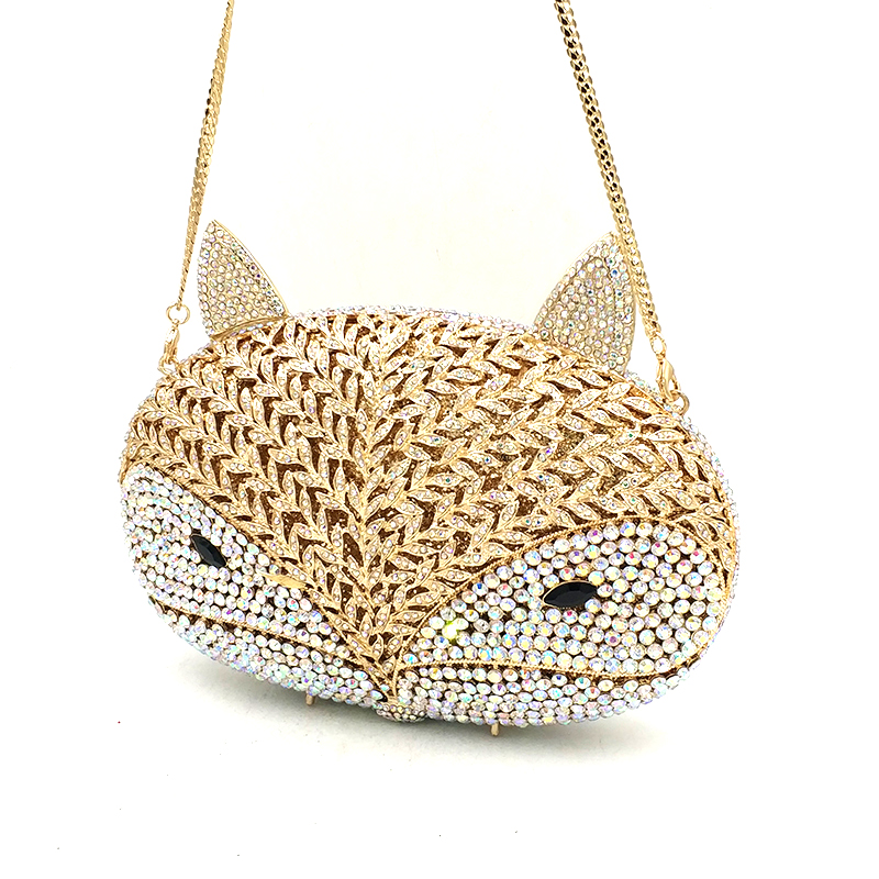 Lovely Fox Crystal Bag