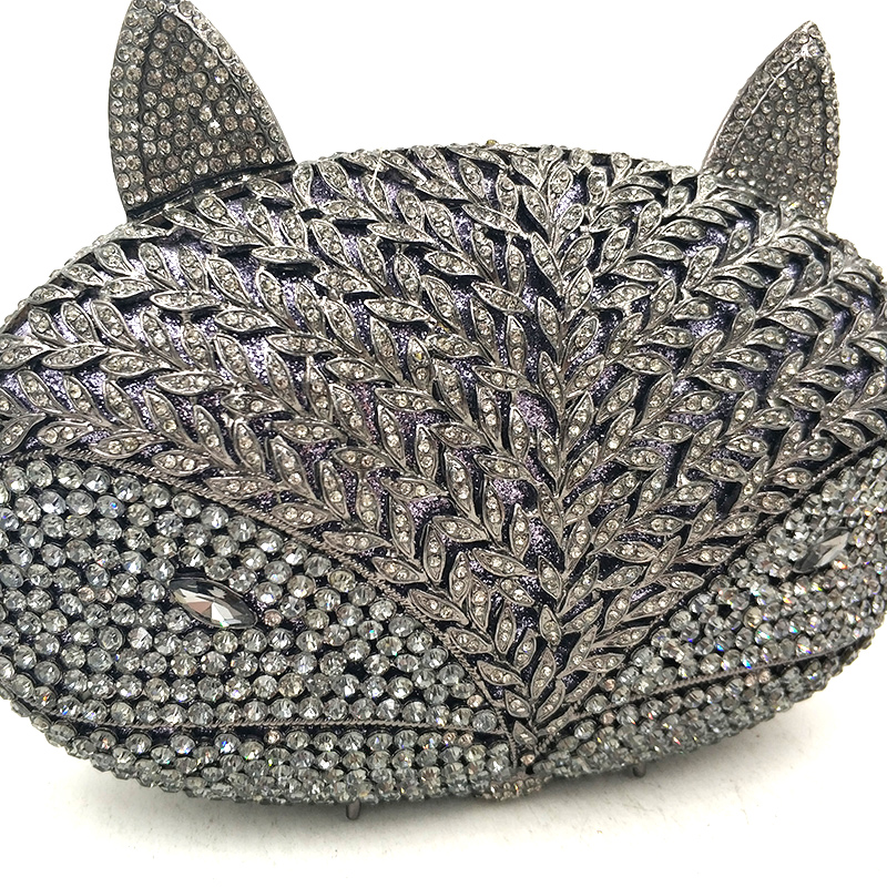 Lovely Fox Crystal Bag