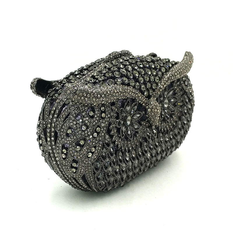 Owl Crystal Clutch