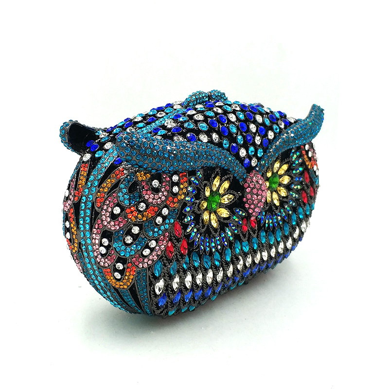 Owl Crystal Clutch