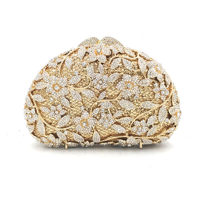 Flowers Crystal Clutch