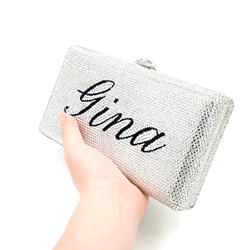 Bling Crystal Customize Clutch