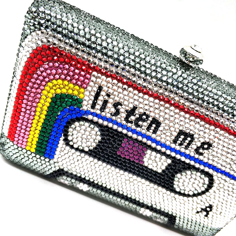 Fashion Audio Tape Clutch