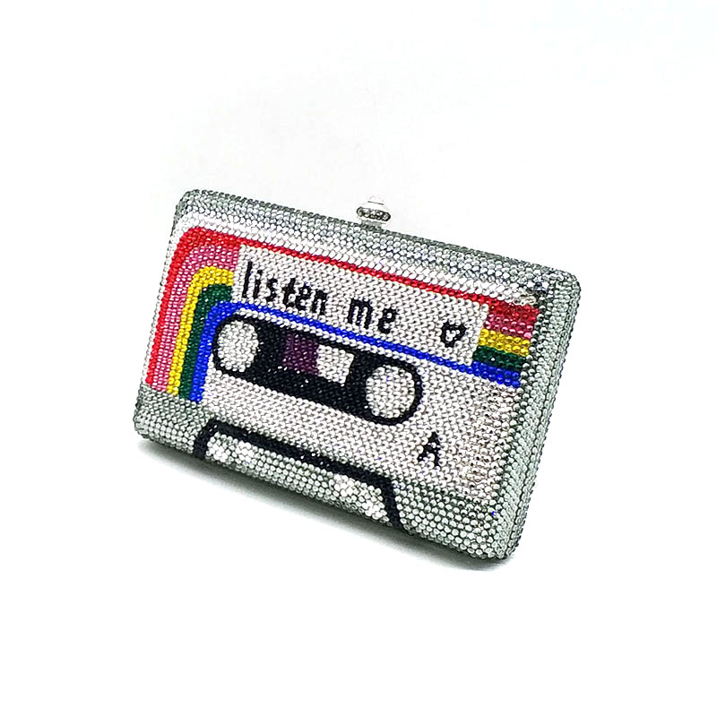 Fashion Audio Tape Clutch