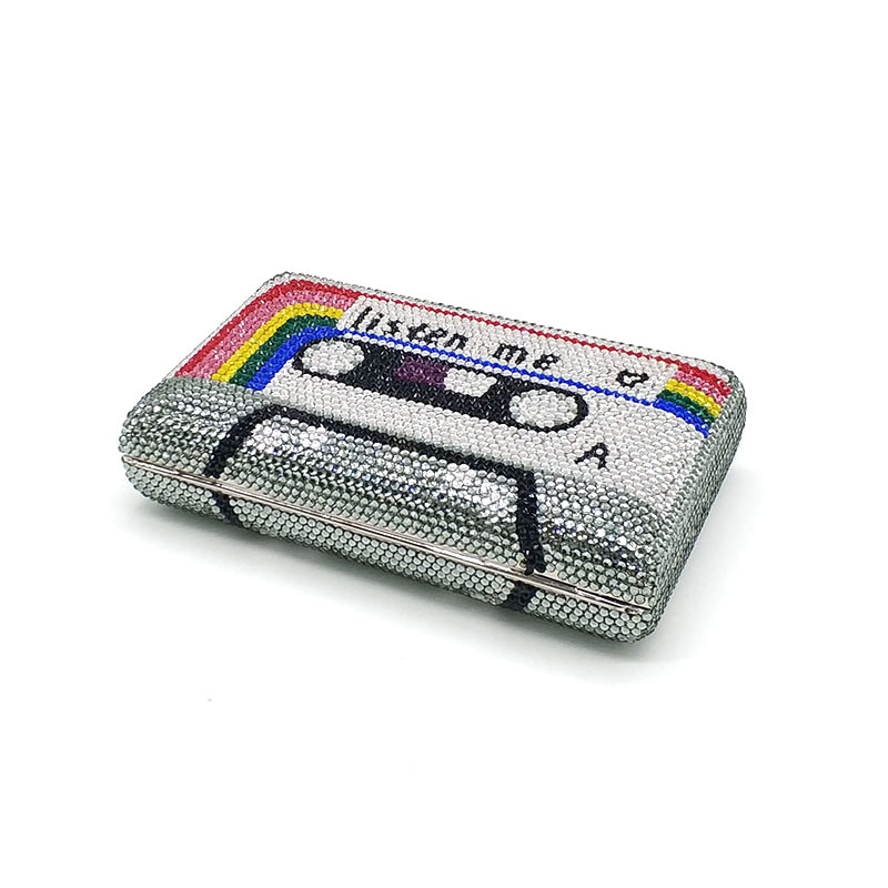 Fashion Audio Tape Clutch
