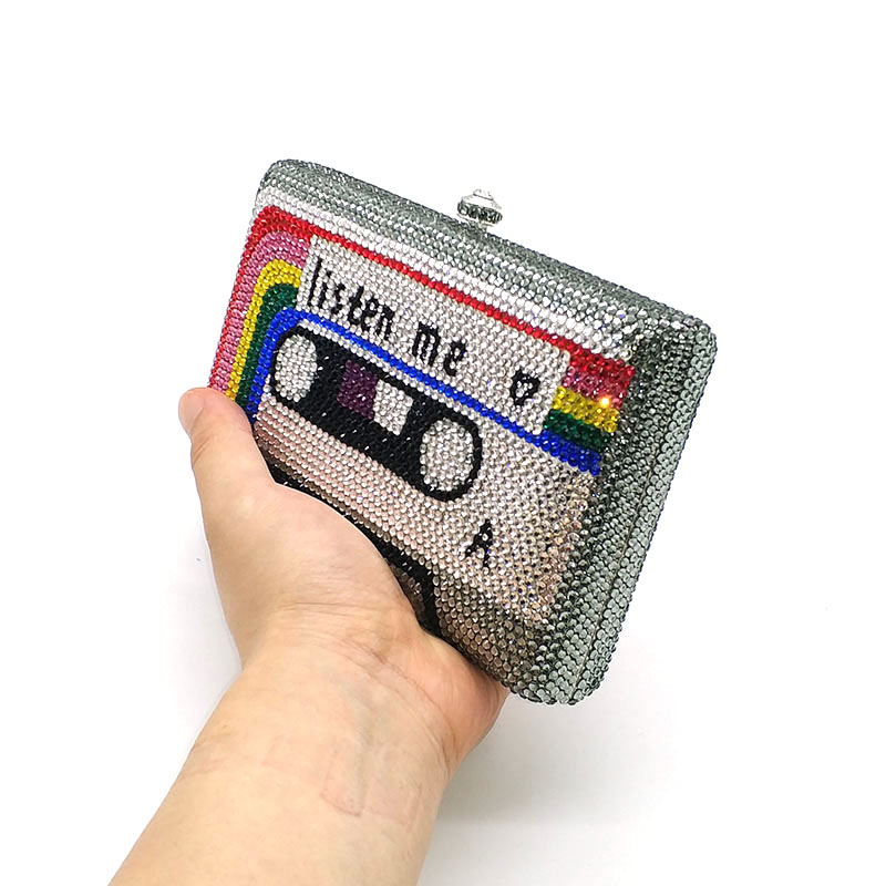 Fashion Audio Tape Clutch