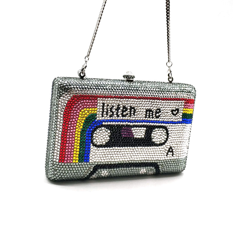 Fashion Audio Tape Clutch