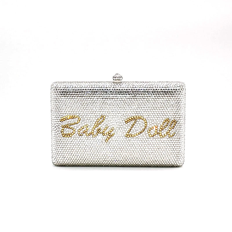 Bling Crystal Customize Clutch