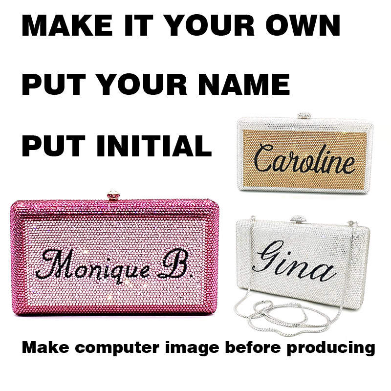 Bling Crystal Customize Clutch