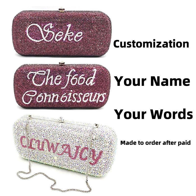 Bling Crystal Customize Clutch