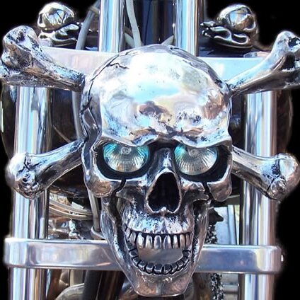 (🔥Clearance Sale - 50% OFF)Skull Headlight At The Real HeadLight💀💀