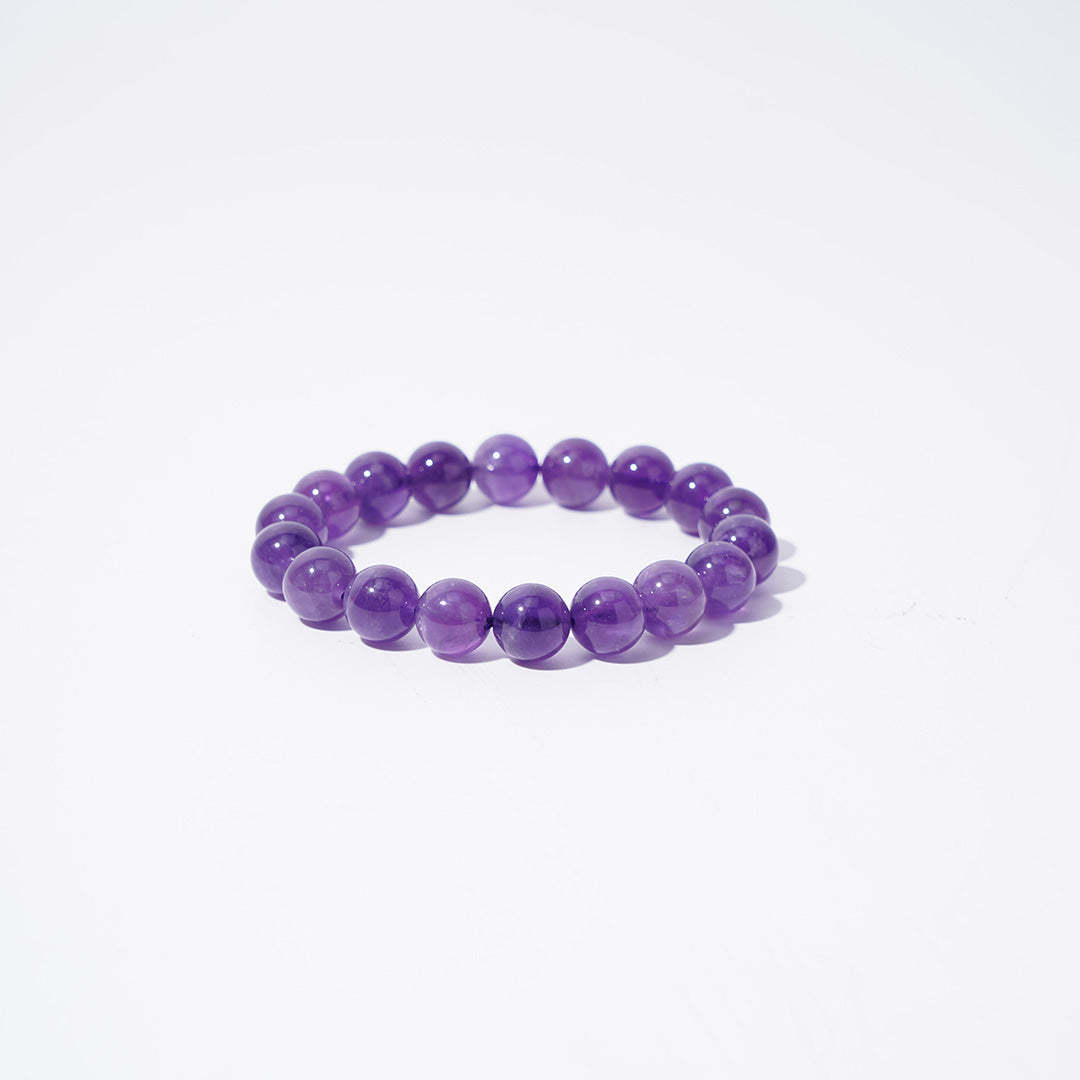 Amethyst crystal bracelets 7mm 10mm 13mm