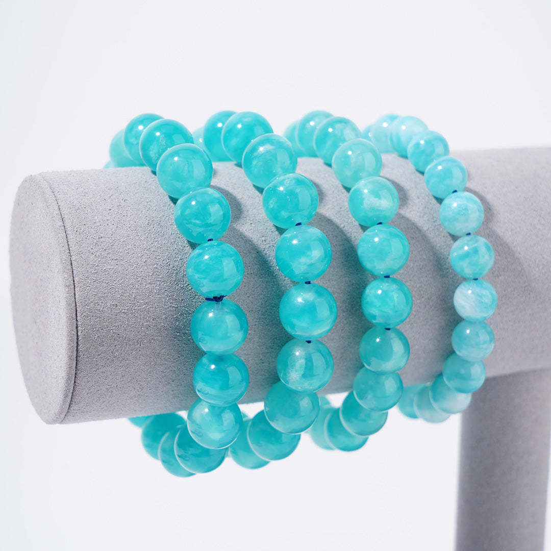 Amazonite Bracelets 9mm 10mm 11mm 12mm