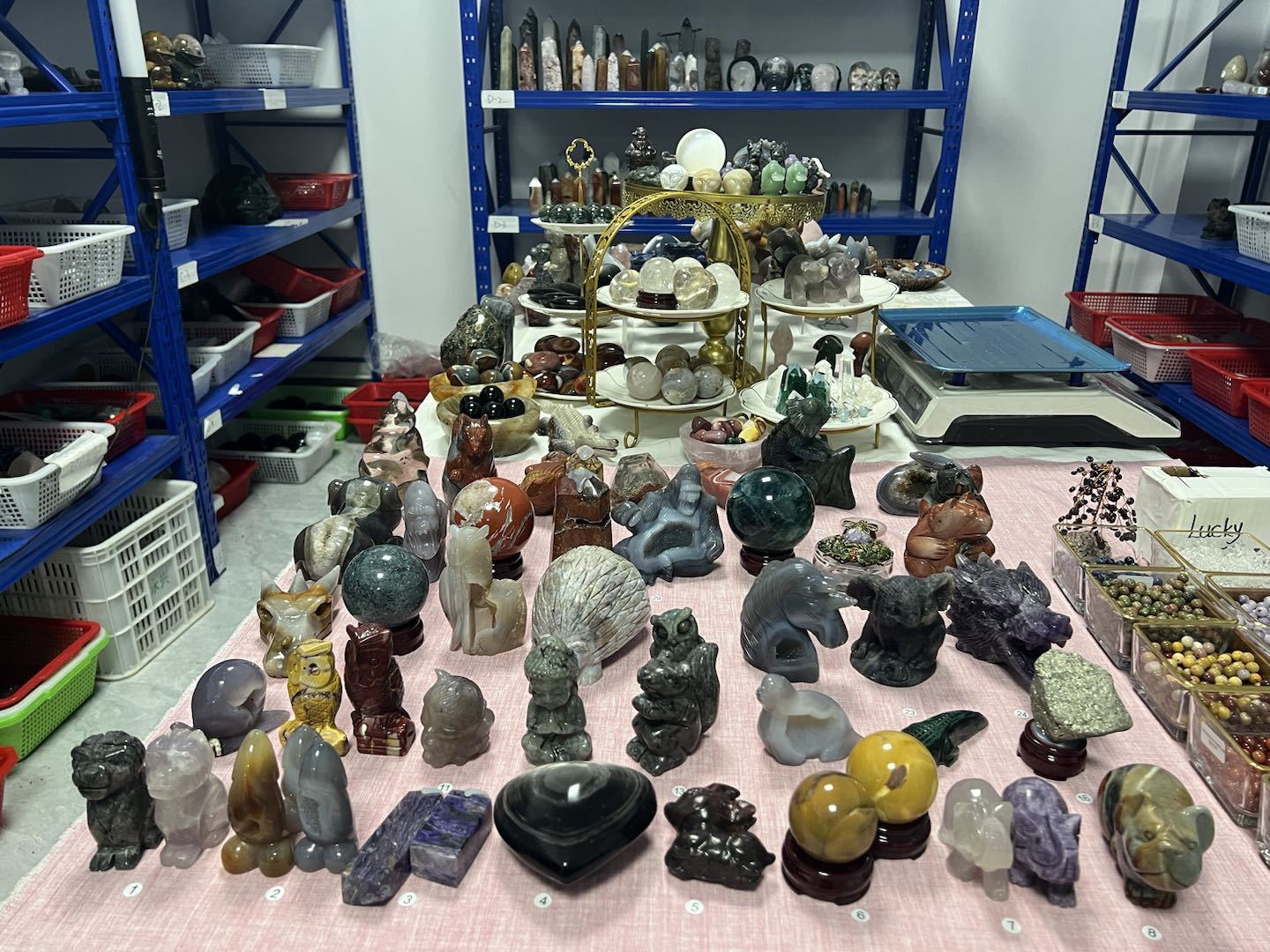 Customized Handpicked Crystal & Carvings-Price difference