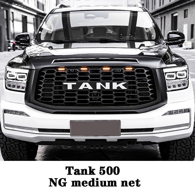 For Great Wall GWM WEY TANK 500 Tank 500 Grille Modification Front MVF Off-road Honeycomb Grille Appearance Accessories