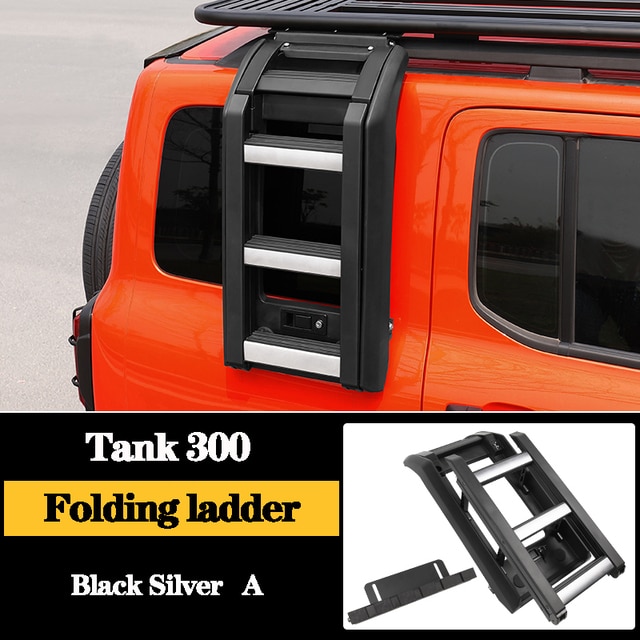 Car 4x4 Off-road Customized Truck Rack And Side Ladder For Tank 300 Roof Rail Car Roof Racks Luggage Cargo Carrier Bracket