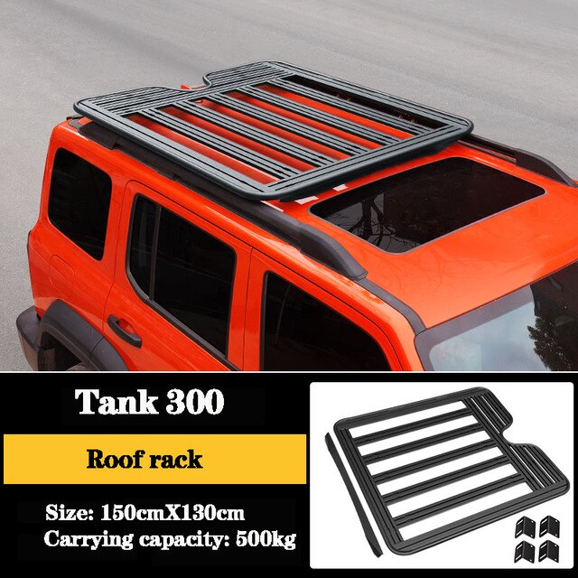 Great Wall GWM WEY TANK 300 Tank 300 2022 2023 Roof Luggage Rack Luggage Frame Aluminum Alloy 4X4 Car Modification Accessories