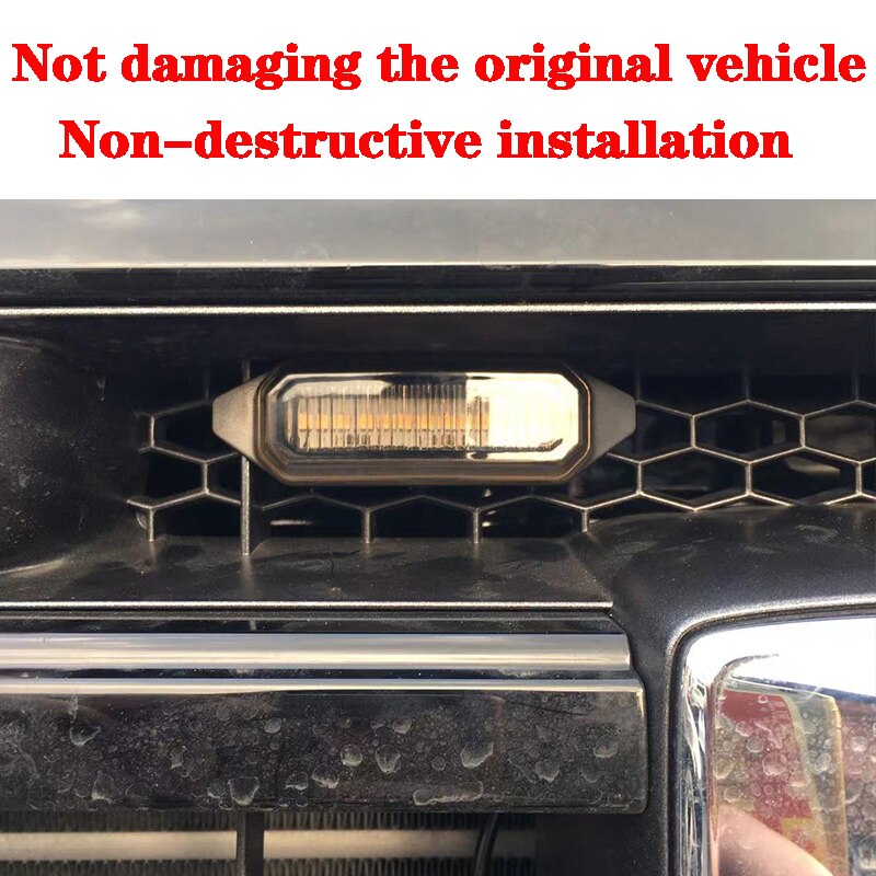 Great Wall WEY Tank 300 Medium Mesh Light LED Small Yellow Light Front