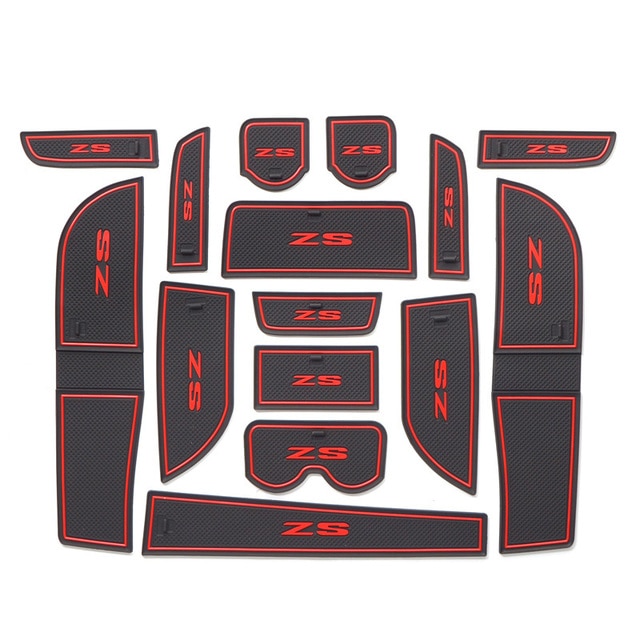 2017-2022 MG ZS MGZS EV ZST Car door slot cushion central control storage box dustproof modification water cup anti-skid pad-YeHua MG Shop
