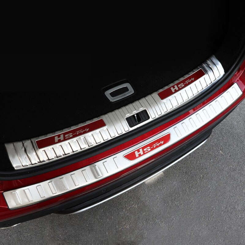 2X For MG HS 2018-2019 Car Tailgate sill strip door pedal protection plate-YeHua MG Shop