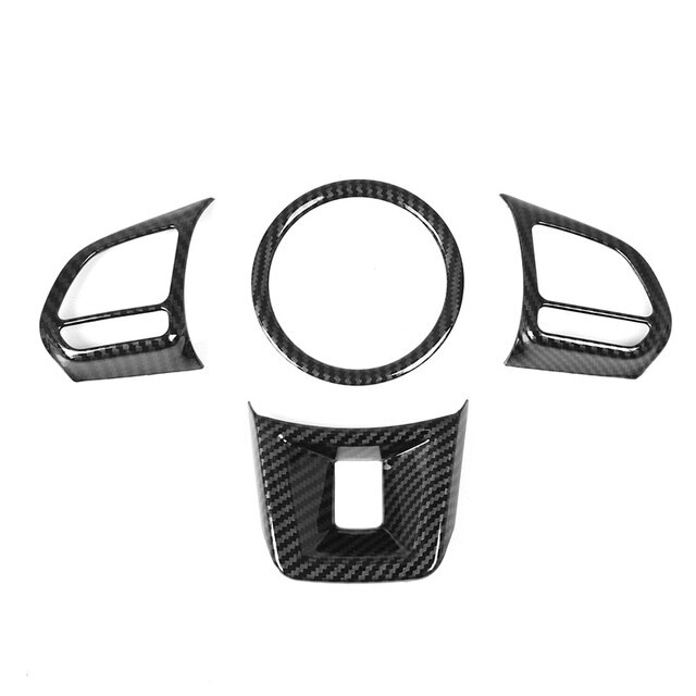 For MG GT MG5 MGGT 2021-2023 Car Steering wheel button frame carbon fiber pattern For MGZS MGHS RX5 MG3 MG5 MG6-YeHua MG Shop
