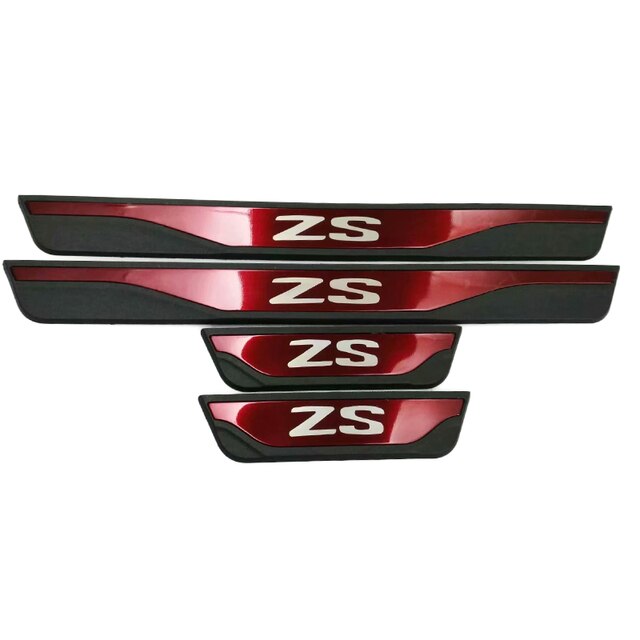 4X For MG ZS MGZS EV ZST 2017-2020 Car Door Sills Automotive threshold stainless steel stickers Thresholds for Car Accessories-YeHua MG Shop