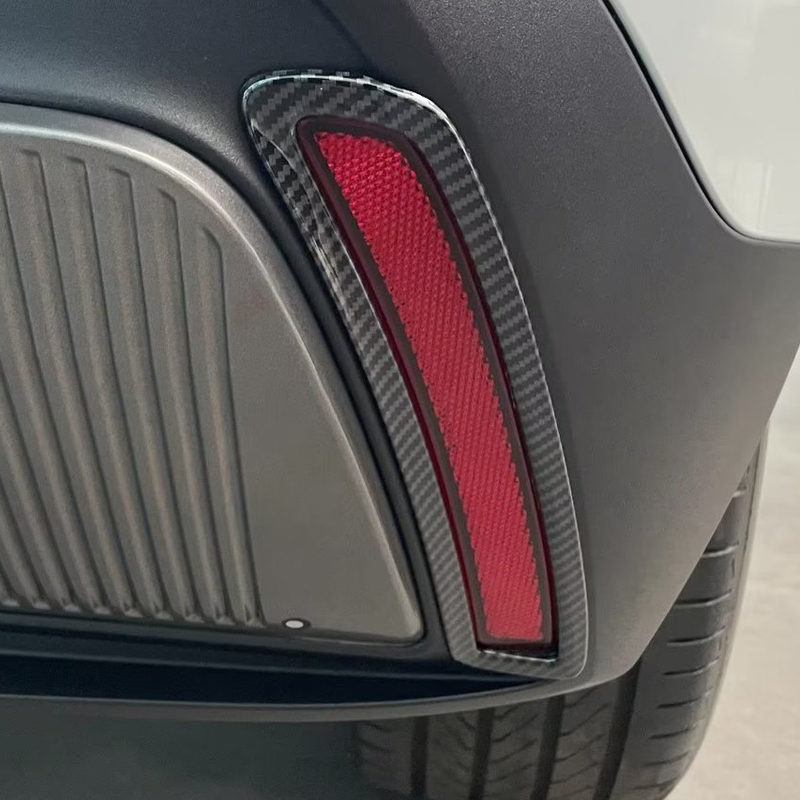 For MG4 EV 2023 MG4 MULAN Car Rear fog lamp anti friction strip exterior decoration modification sticker-YeHua MG Shop
