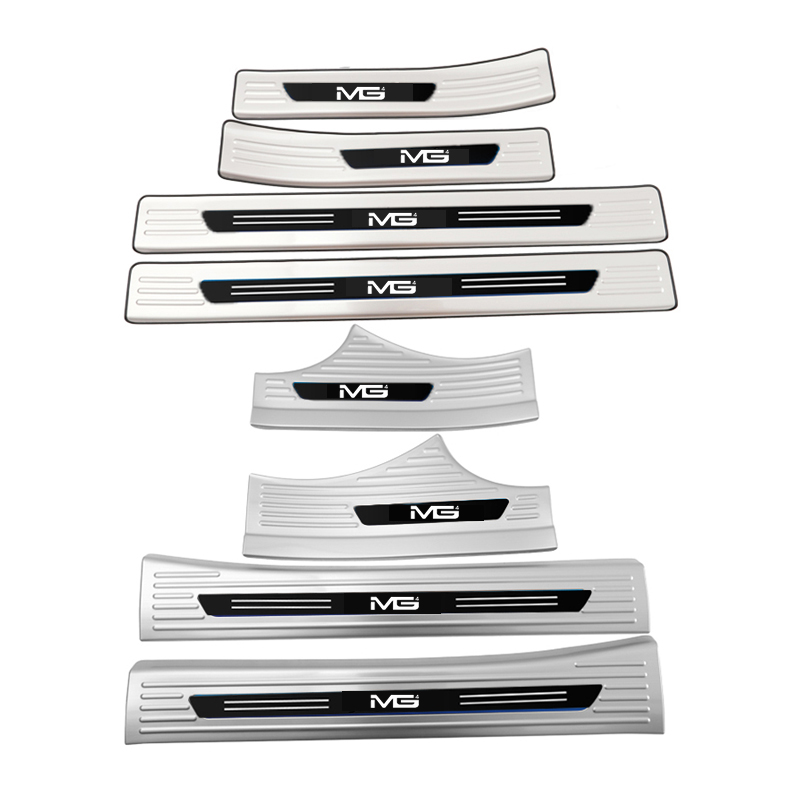 For MG4 2022 2023 MG MULAN EV Car Door Sills Automotive threshold stainless steel stickers Thresholds for Car Accessories-YeHua MG Shop