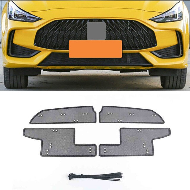 For MG GT MG5 MGGT 2021-2022 2023 Car Insect Net Front Grille Insert Mesh Style Stainless Steel Auto Parts-YeHua MG Shop
