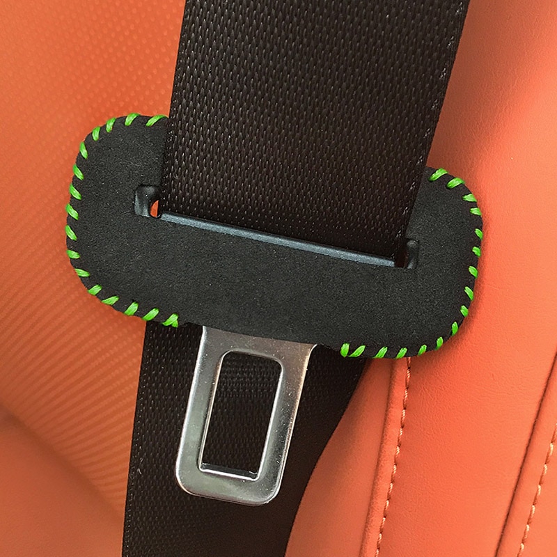 For MG4 EV 2023 MG4 MULAN Leather Safety Buckle Protective Cover Car Supplies Auto Interior Accessories for Vehicles Assesories-YeHua MG Shop