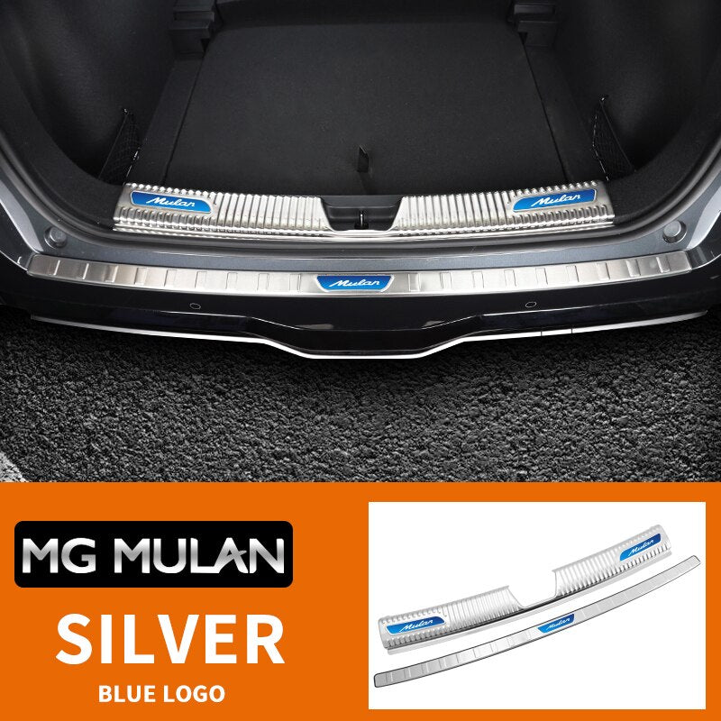 Trunk Door Sill Plate Rear Bumper Guard For MG4 Mulan 2022-2023-YeHua MG Shop