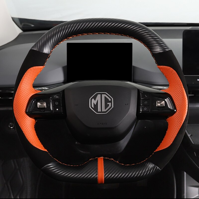 Genuine Leather Steering Wheel Covers  for MG4 Mulan 2022-2023-YeHua MG Shop