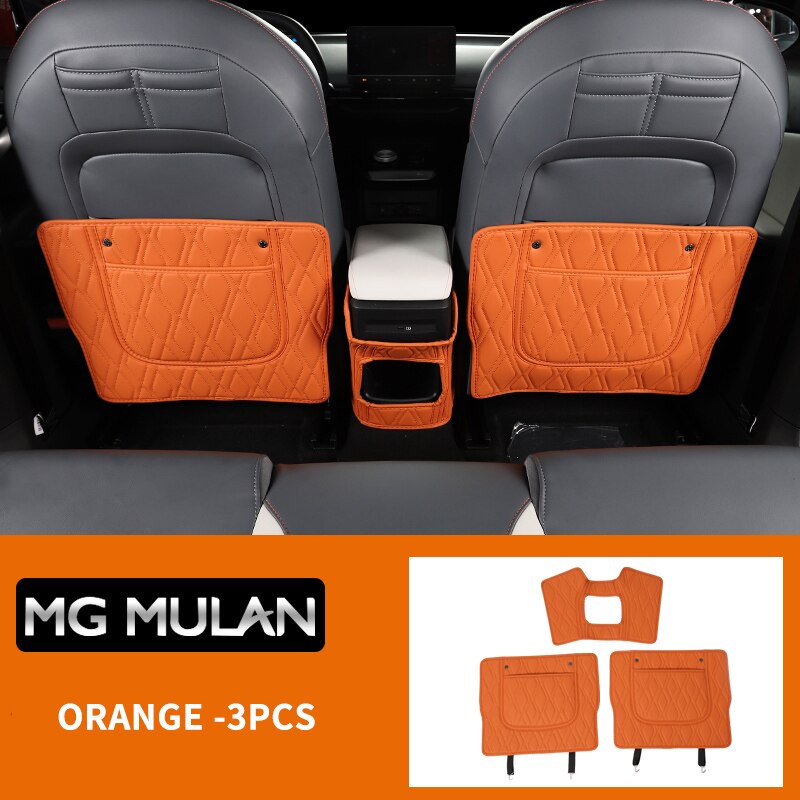 Seat Back Protector Pad for MG MG4 Mulan 2022 2023 Car Anti Kick Mat-YeHua MG Shop