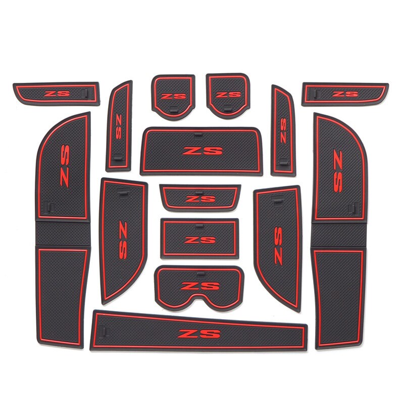 2017-2022 MG ZS MGZS EV ZST Car door slot cushion central control storage box dustproof modification water cup anti-skid pad-YeHua MG Shop