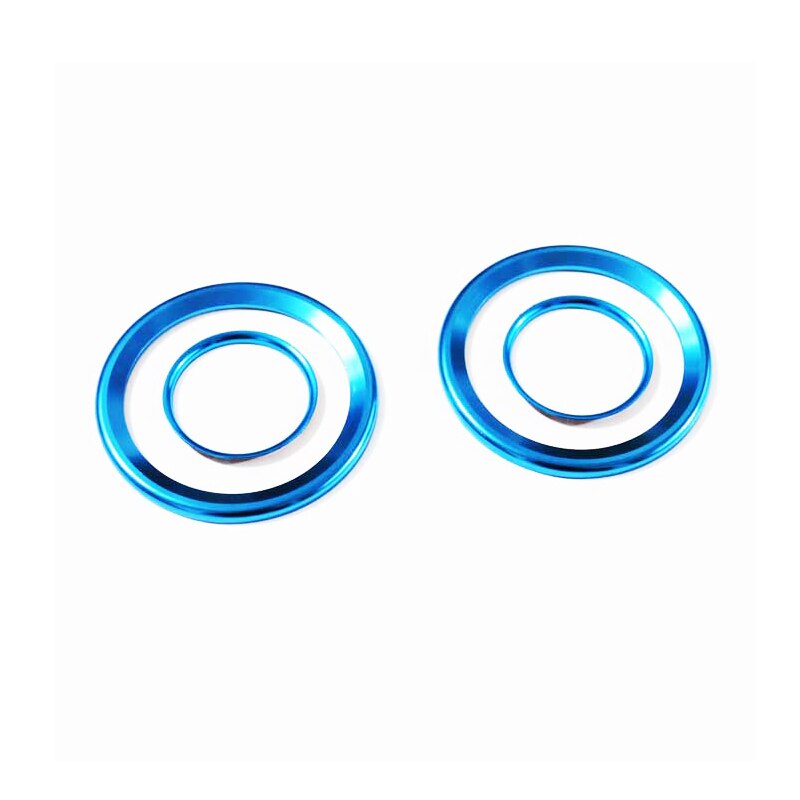 2X Stickers for MG ZS MGZS EV ZST Car air outlet decorative ring Decorative Stickers Auto Accessories 2017-2020-YeHua MG Shop