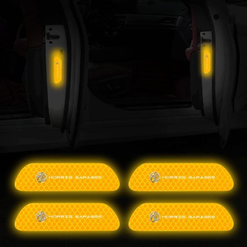 Car reflective sticker MG MG5 2021~2022 yellow 4pcs-YeHua MG Shop