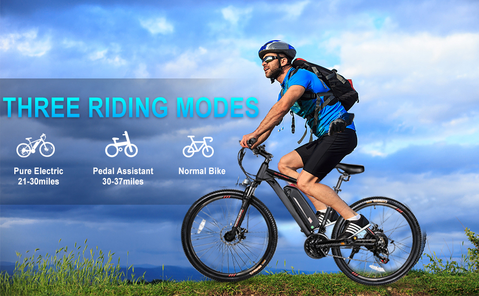 Three riding modes
