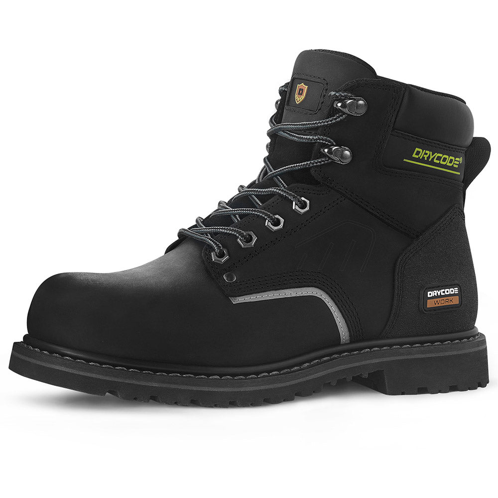 Steel toe steel 2024 shank work boots