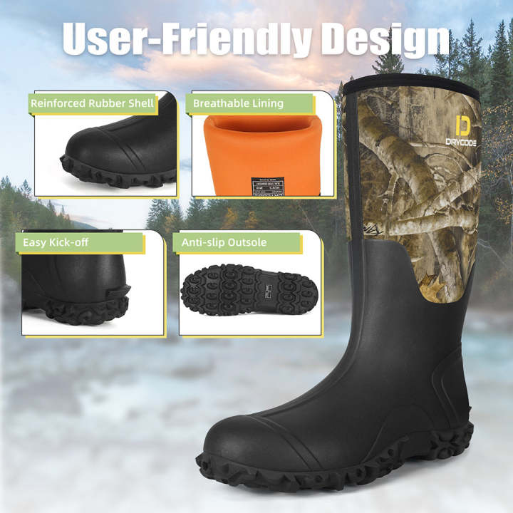 DRYCODE Lightweight Hunting Boots for Men with Steel Shank