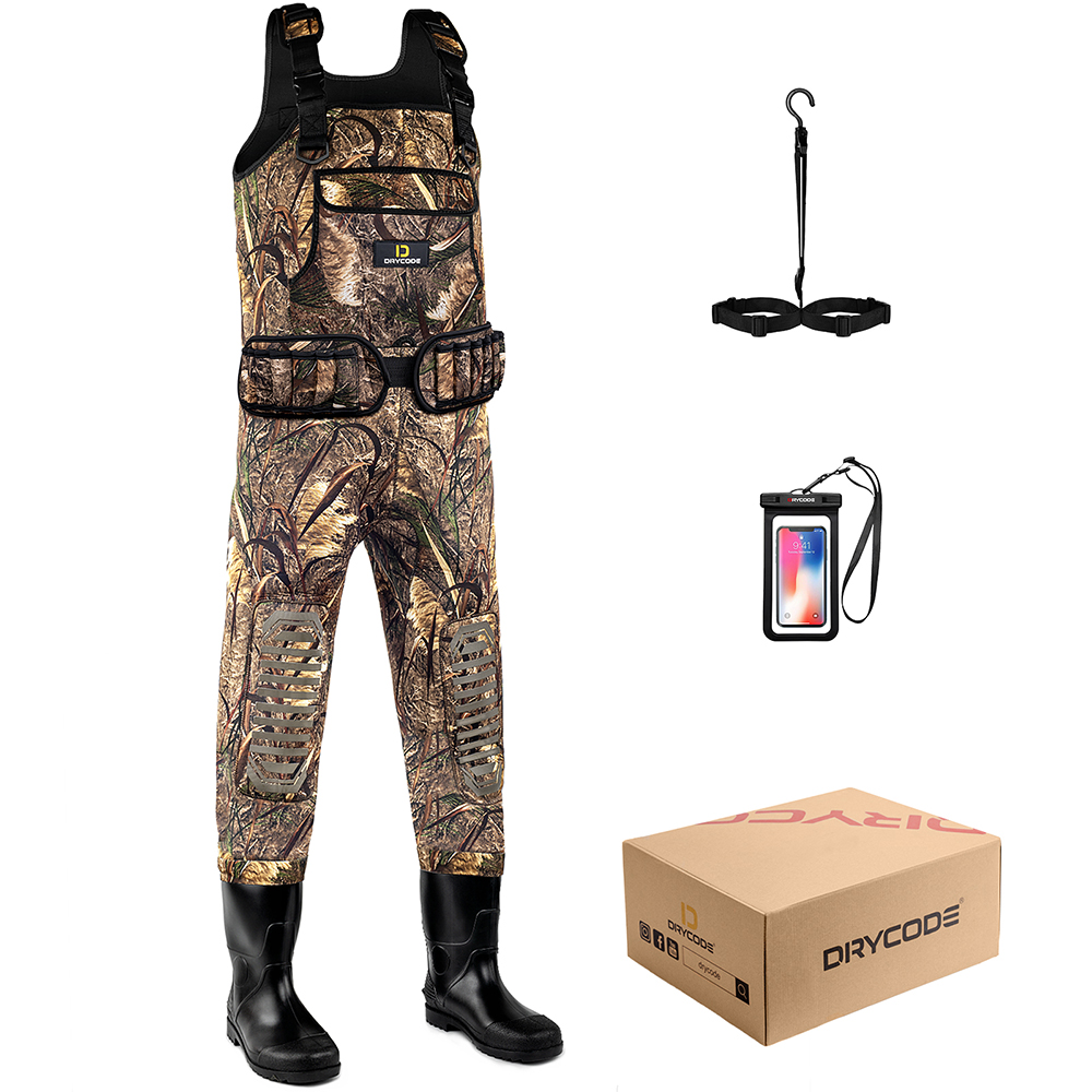 Fishing Waders with Boots, Chest Waders for Men Women, Waterproof Fishing  Hunting Chest Waders, Full Body Waders Dry Suit, Fishing Pants,Gray,45EU
